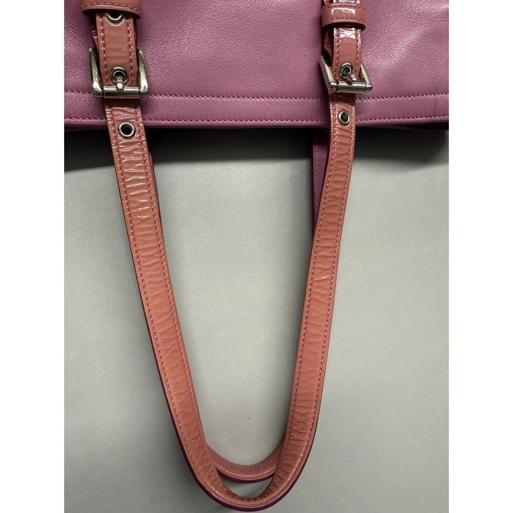 Vintage Coach Leatherware Gallery Tote bag. Barbie Pink. 9762 - Picture 12 of 16